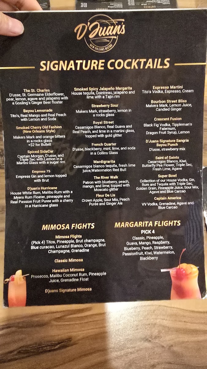 Menu D'juan's Bistro-1